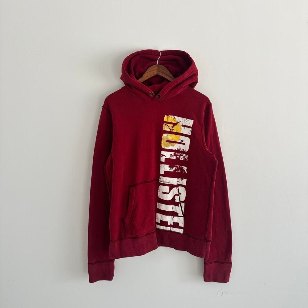 Y2k 2000s Hollister Co. Spell out Surf Graphic Hoodie